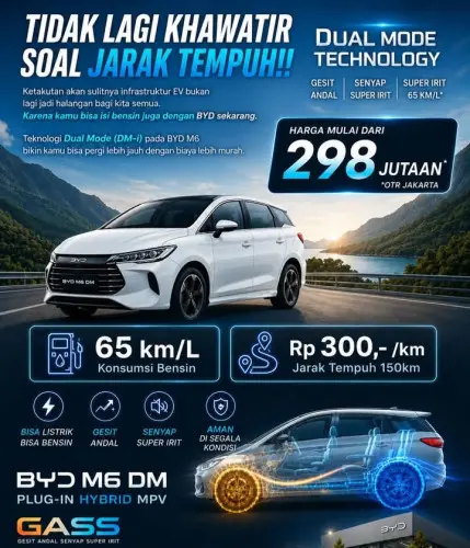 PROMO BYD M6 DM Di BYD ANTASARI JAKARTA SELATAN  
