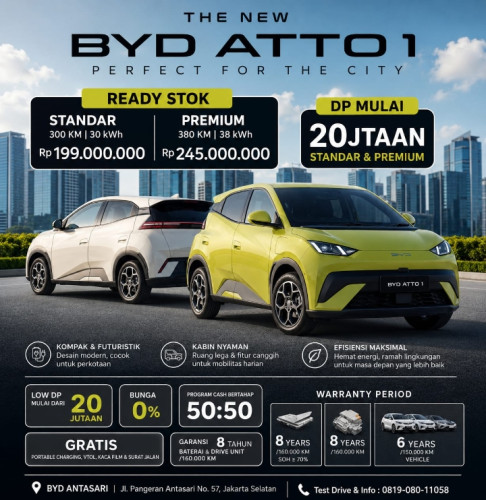 BYD ATTO 1 READY STOK  